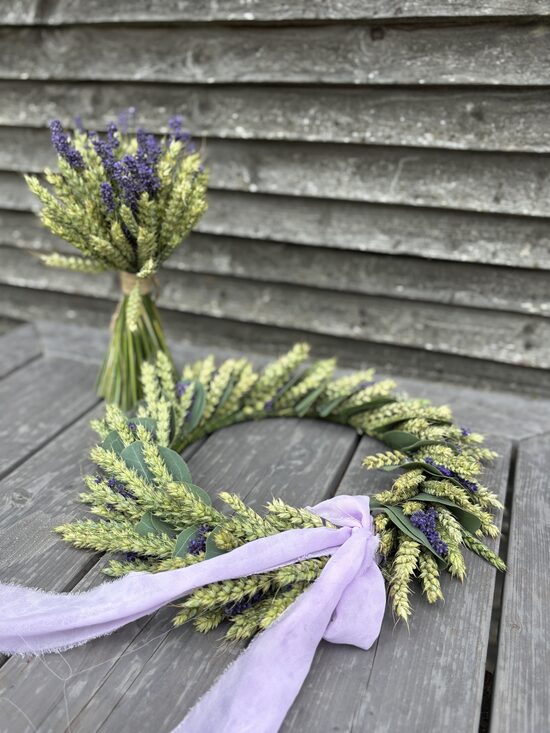 Aromātiskais vārpu - lavandas komplektiņš